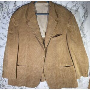 Vintage LaCrosse McNavy Ltd. Size 3X (approx) Brown Corduroy Blazer Jacket
